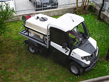 Tank and sprayer