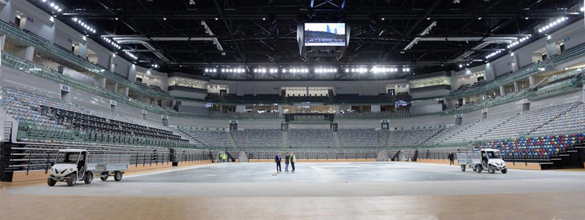 Alke' ATX range on National Gymnastics Arena Baku Alke' ATX range on National Gymnastics Arena Baku