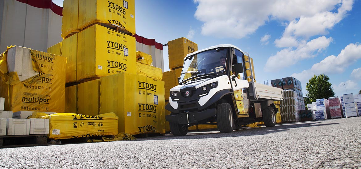 Flatbed with ample loading space - Alkè work vehicle