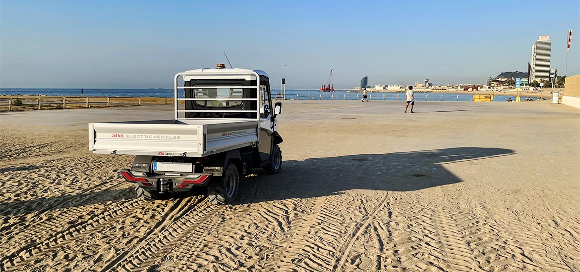 Electric vehilce beach establishment Alke'